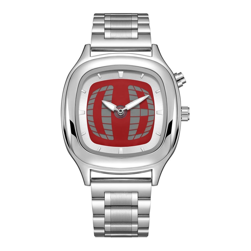 Montre dynamique numérique transformante en acier rétro imperméable