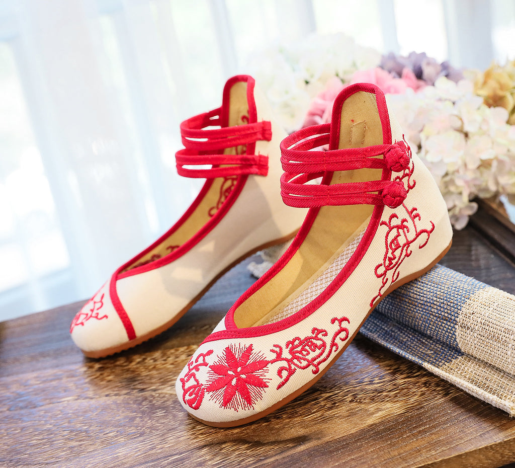 Elegant Hauteur Augmentant Semelle Intérieure Femmes Simples Chaussures