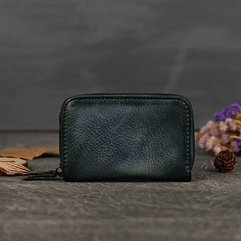Cuir véritable Petit Porte-cartes Cuir première couche