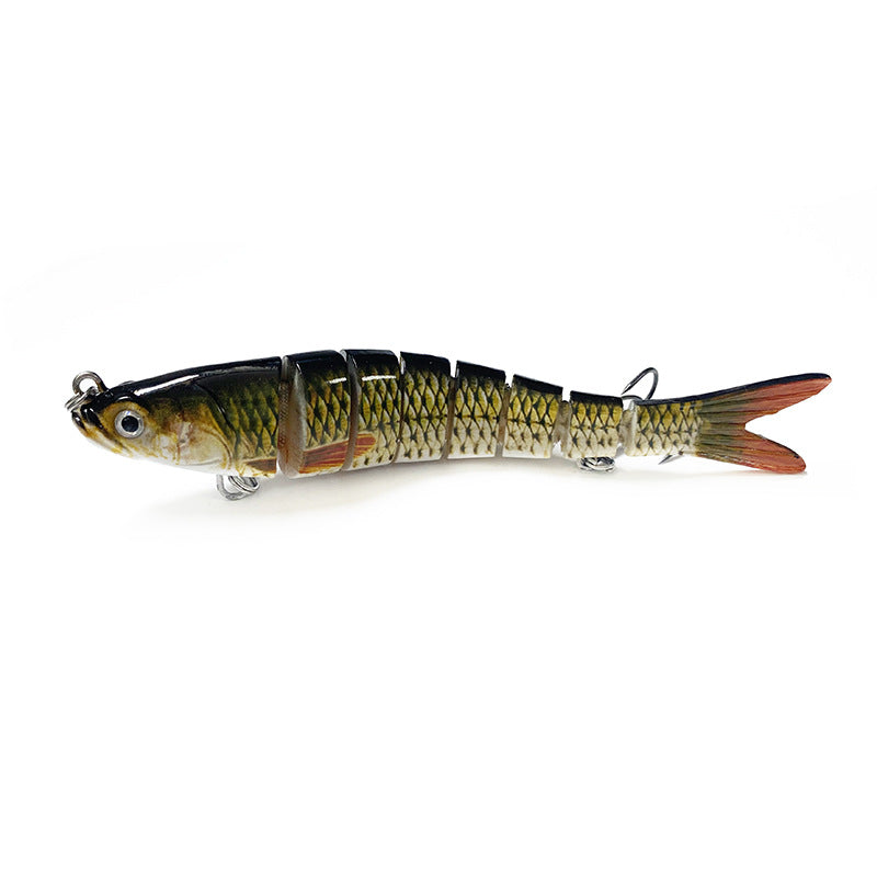 8-section Grand faux luth à longue portée submerged Hard Fishing Bait