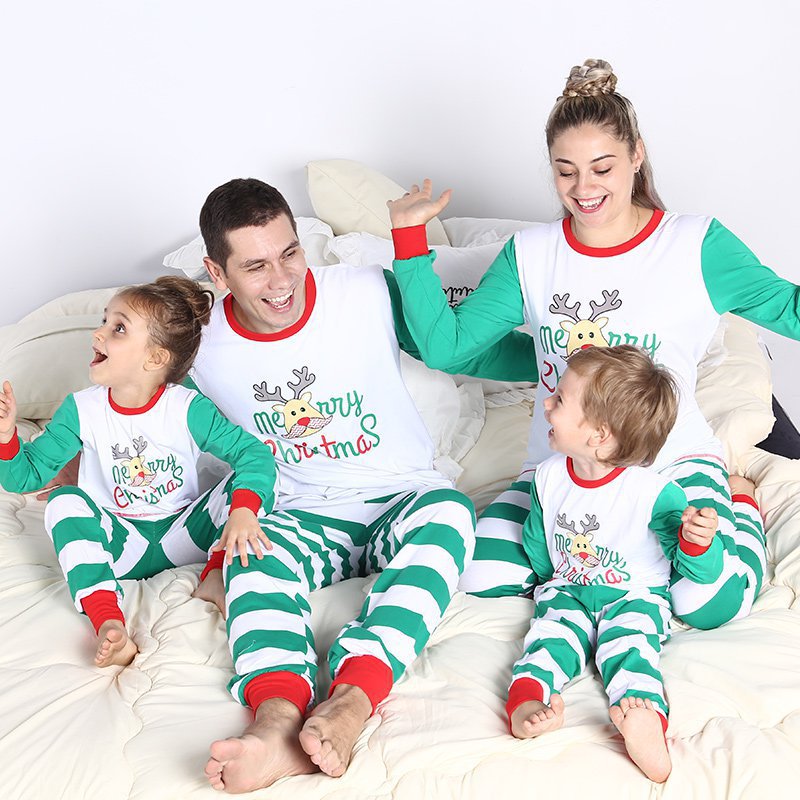 Accueil Porter le costume de Noël imprimé pyjama