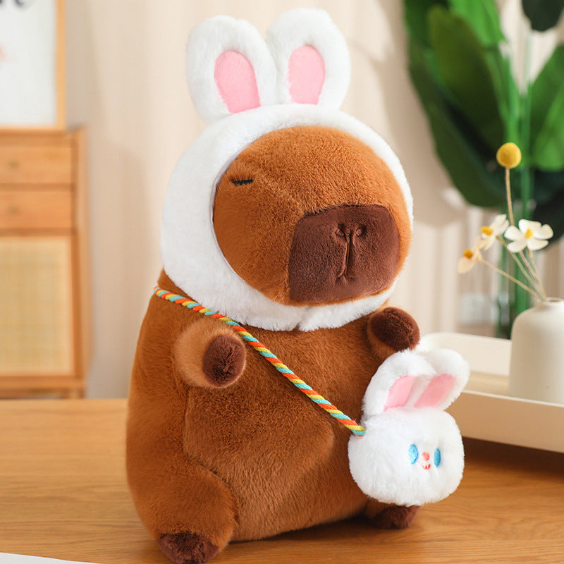 Jouet en peluche de transformation Capybara
