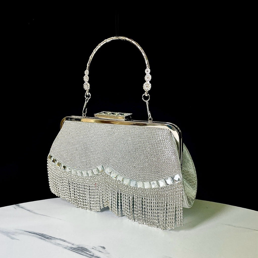Tassel KTV Princess Dinner Robe Sac de banquet à bandoulière