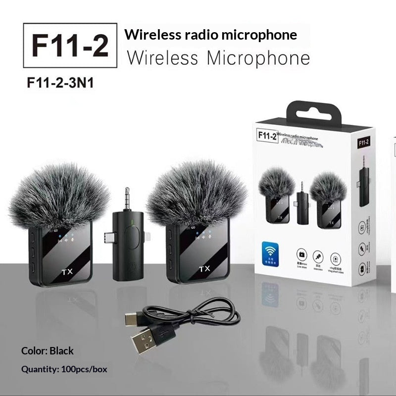Microphone sans fil à clips de collier