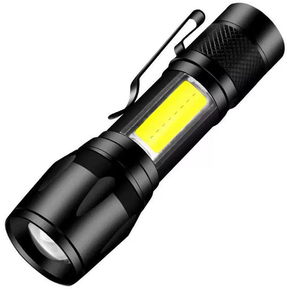 Lampe de poche de torche télescopique lampe de poche rechargeable stylo lampe USB de charge lampe de travail pour le camping