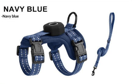 Cat Escape-Proof Leash Pet Walking Leash avec boîtier de protection en silicone réfléchissant