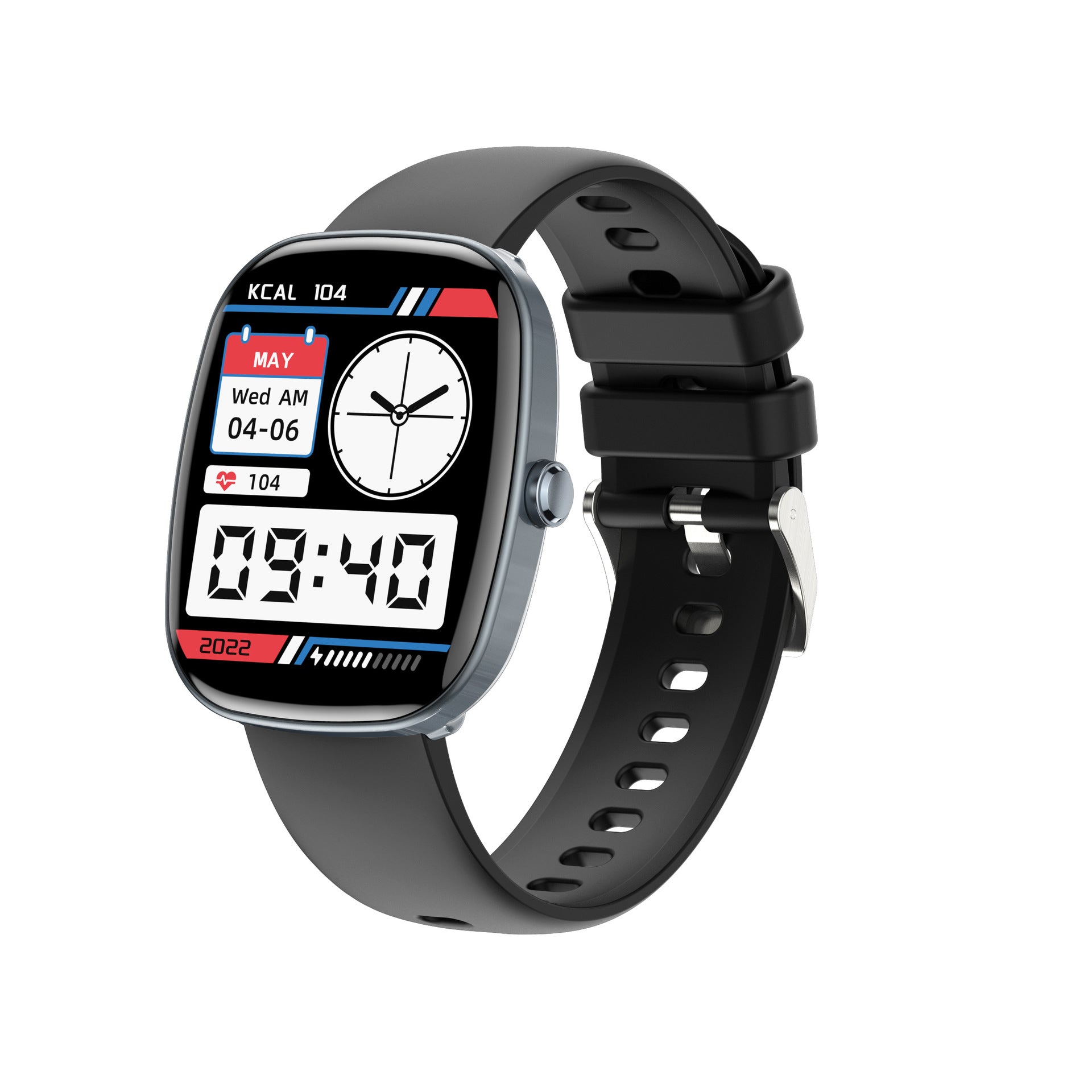 Sport Smart Watch S5 Bluetooth appelant la fréquence cardiaque Surveillance de la santé de l'oxygène du sang
