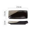 Plaques céramiques japonaises Sushi Dish Tableware Plateau Couverts