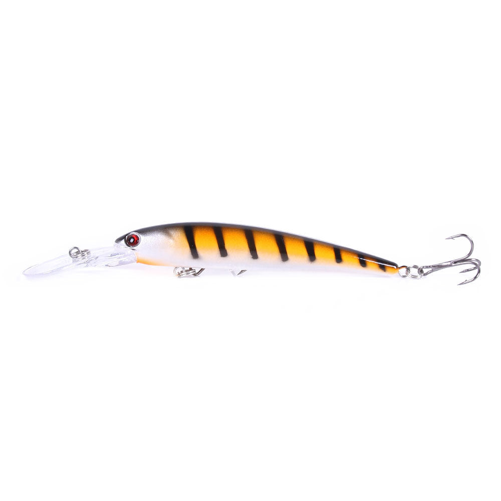Slow Sinking Mino 12.5cm 11g Biomimetic Long Range Minnow Lure Bait