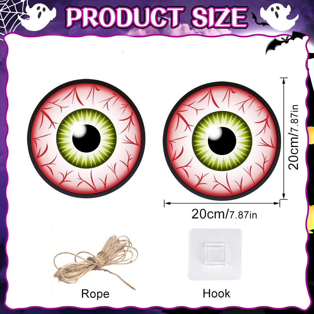 Étiquette d'oeil Glowing LED d'Halloween
