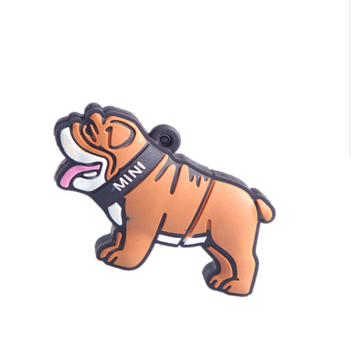 Creative mignon animal silicone Bulldog voiture 8g16g U disque
