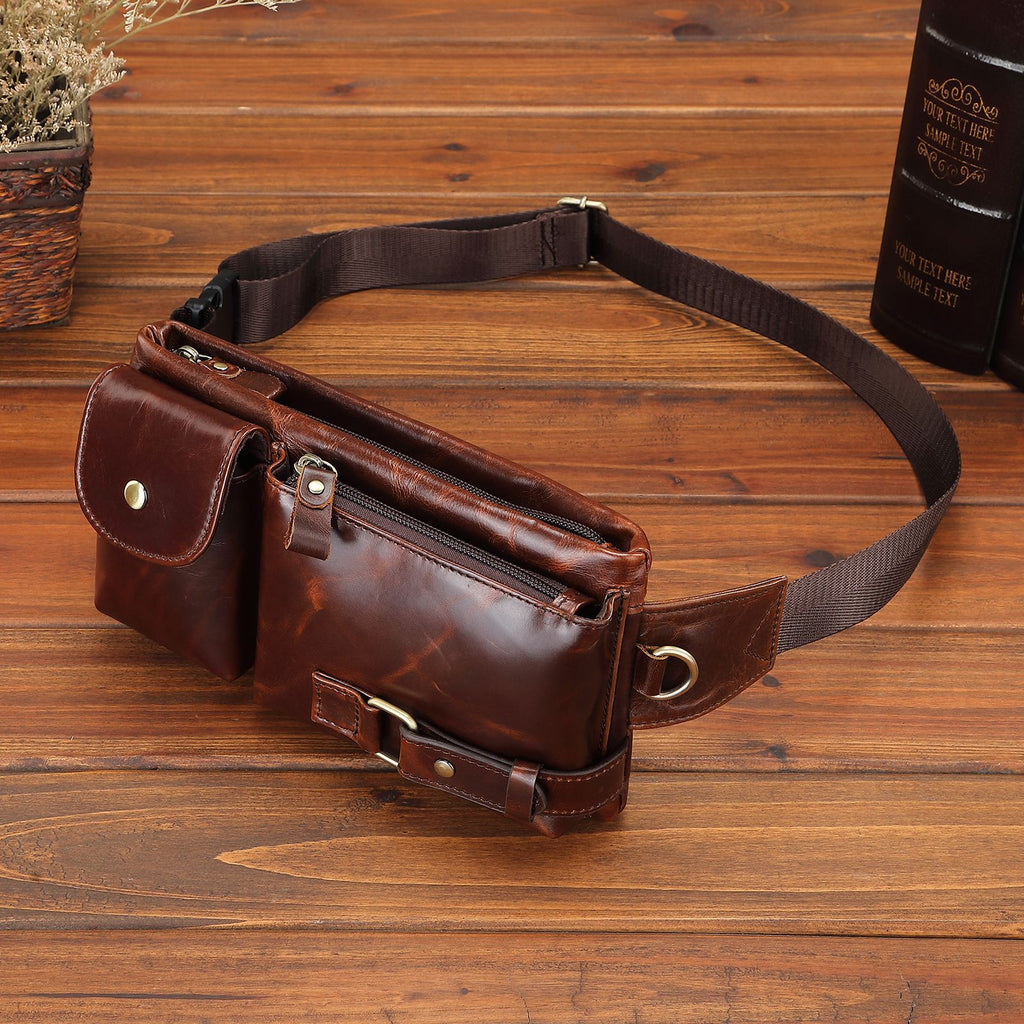 Style coréen Sac ceinture homme Sports de plein air multifonction