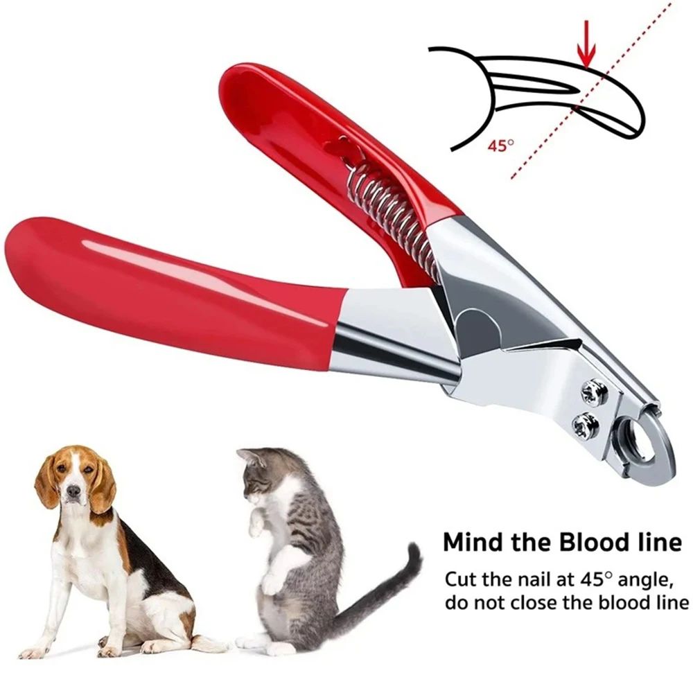 Cutter d'ongle de chien Type U Word False Conseils Professionnels Clippers de ongles Cutters droit Edge Ma