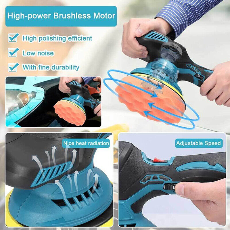 Pour le polissage sans fil Rotary Car Poliser Buffer Sander