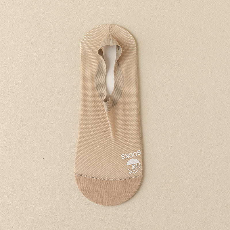 Chaussettes invisibles minces pour hommes Déodorant du fond de coton et absorbant la sueur