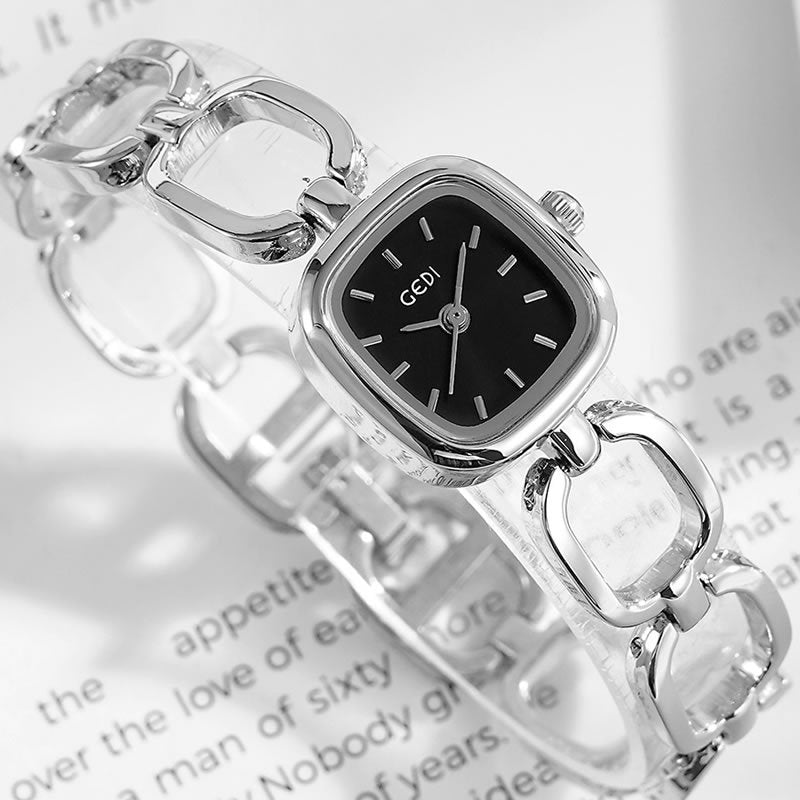 Montre Quartz carré rétro pour femmes