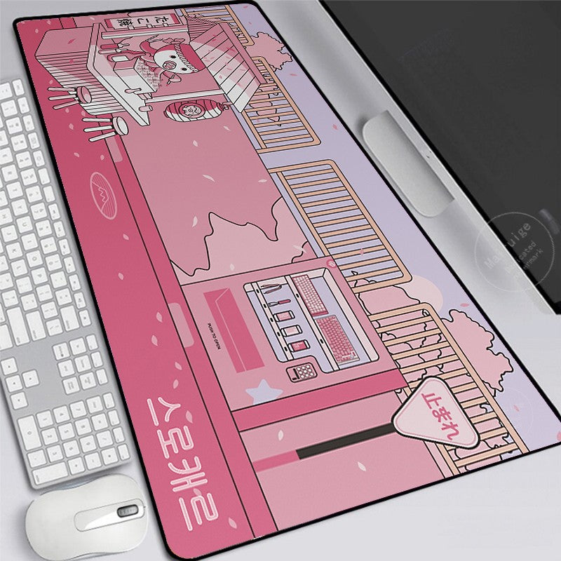 Mouse Pad Esports surdimensionnés Jeu Clavier Cartoon Grand Bureau Ordinateur Pad Thicken