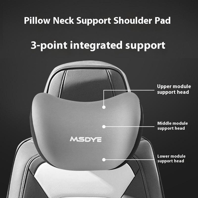 Car Memory Foam Latex Appui-tête Lombaire Oreiller de soutien