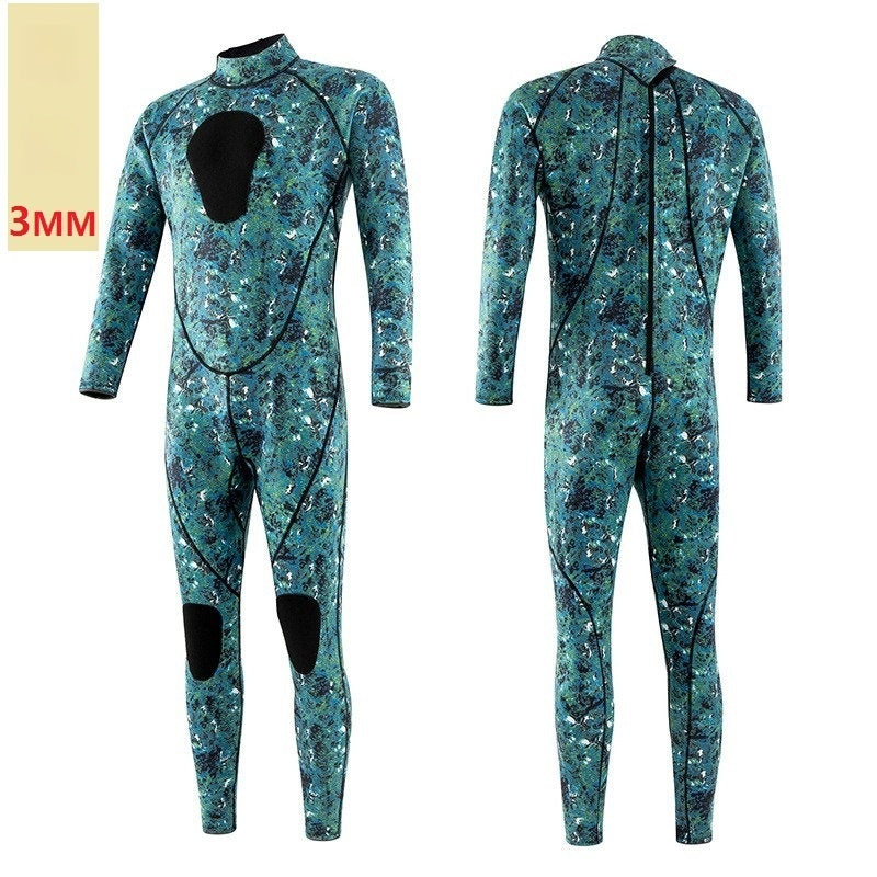 3mm Hommes une pièce combinaison humide soleil protection Jellyfish costume