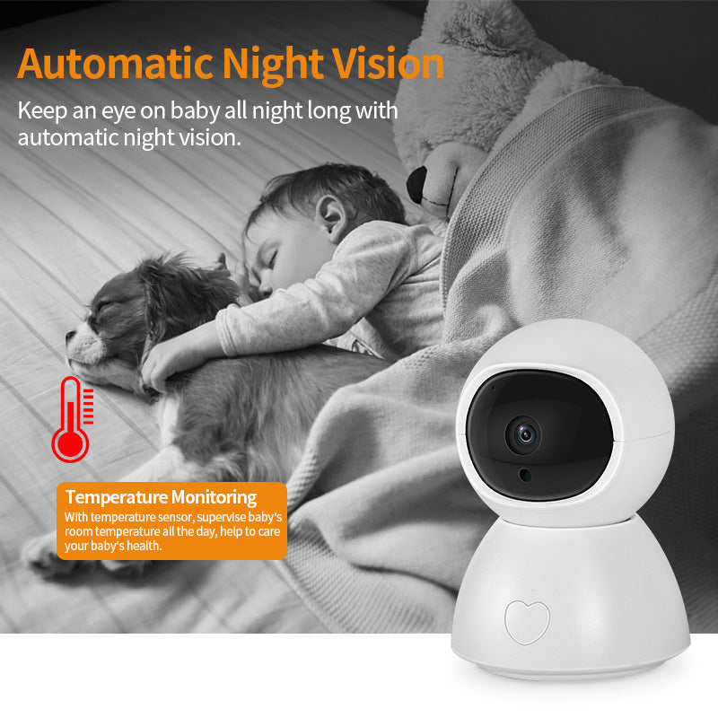 Caméra de surveillance de 5 pouces pour moniteur de bébé