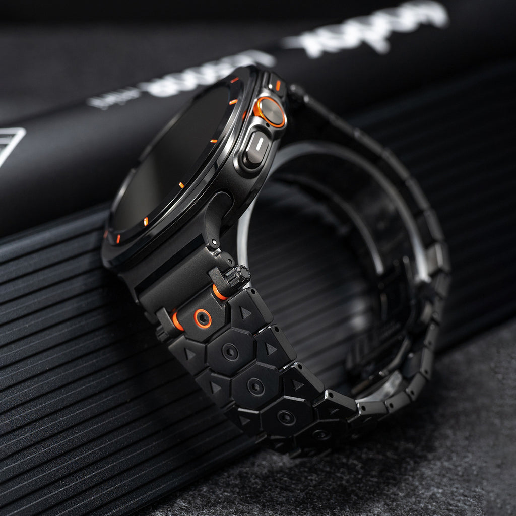 Fermoir papillon Bracelet métallique en acier inoxydable