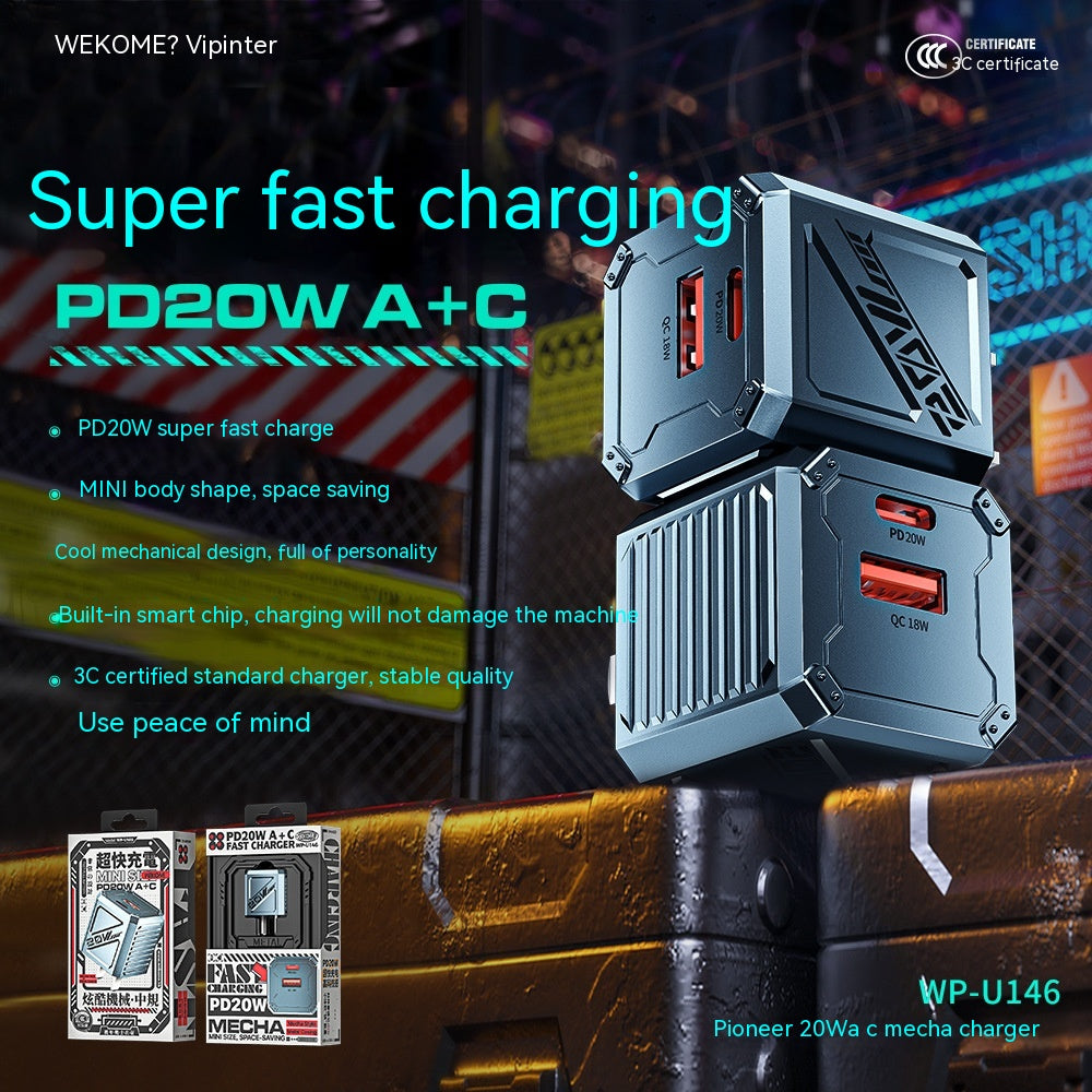 Chargeur d'armure rapide de port C 20W