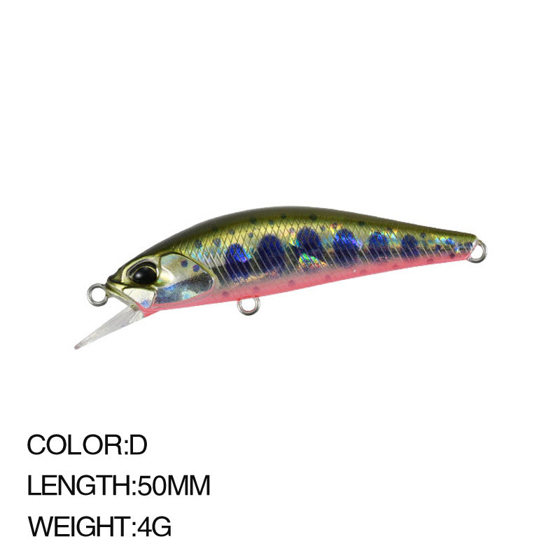 Lure Bait Micro-objet Fausse Bait Sinking Water Minnow Pêche en mer douce