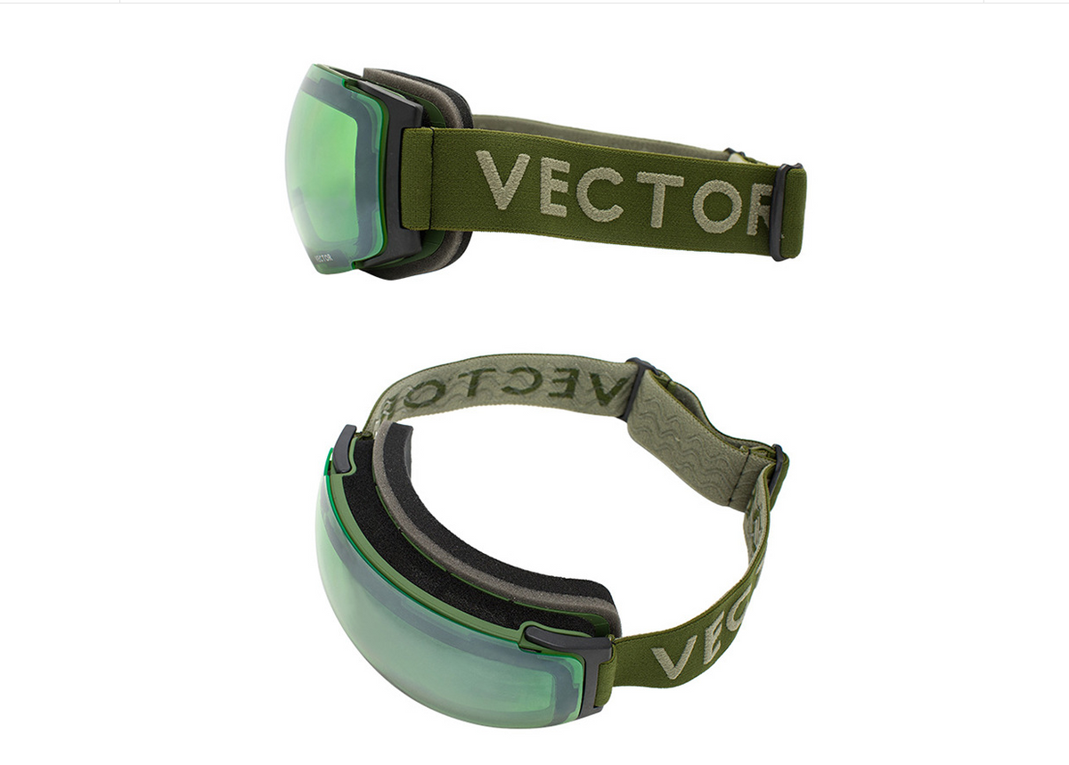 Verres de ski pour hommes et femmes à double couche anti-fog surface sphérique avec ma