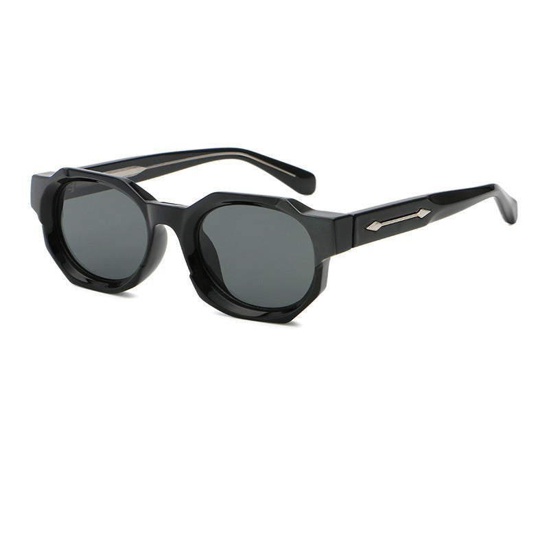 Couleur Collision Design Mode Mode Lunettes de soleil