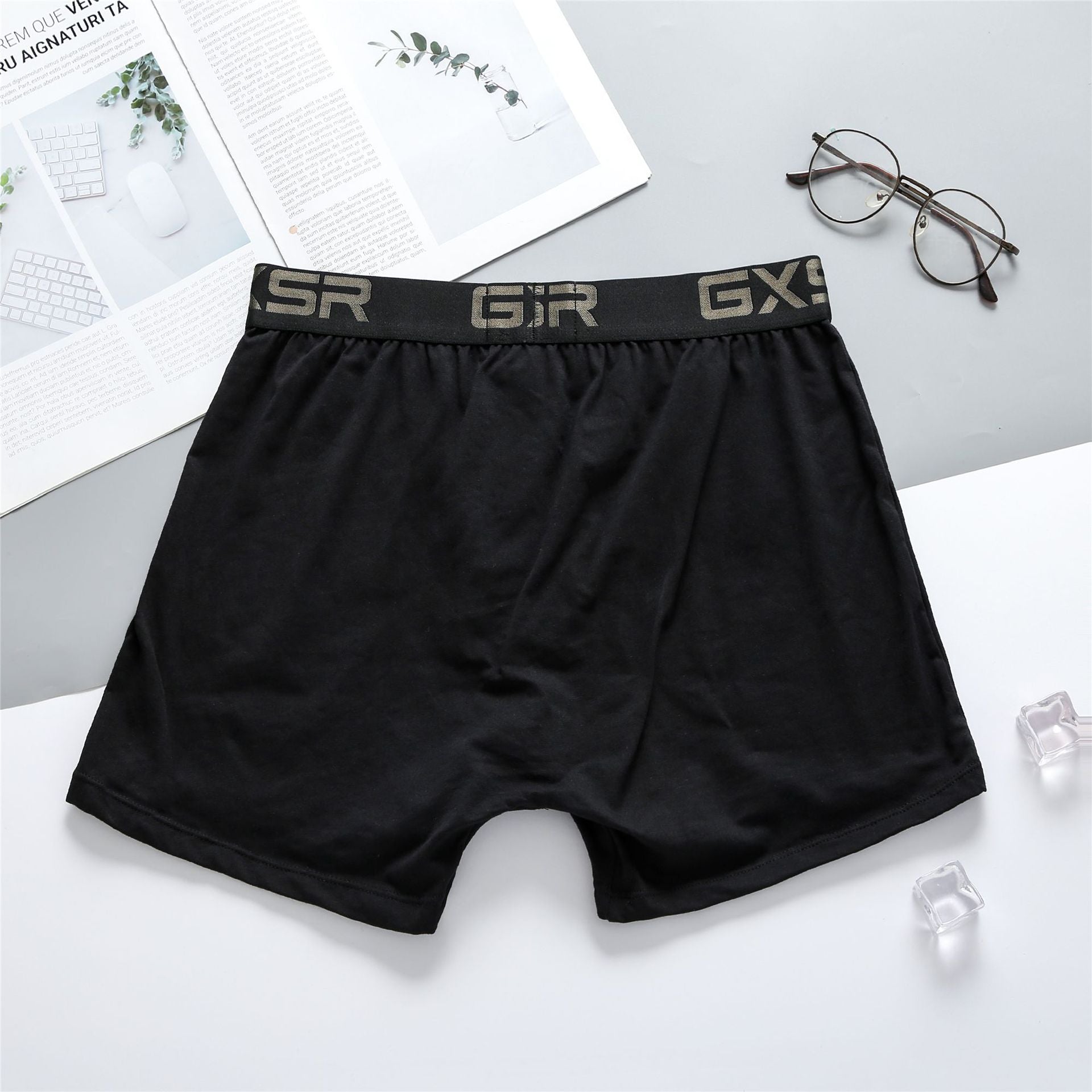 Pantalon à la maison pour hommes Pure coton taille basse Sous-vêtements respirants