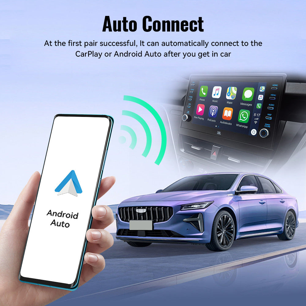 Mini 2-en-1CarplayUSB Interface Données sans fil