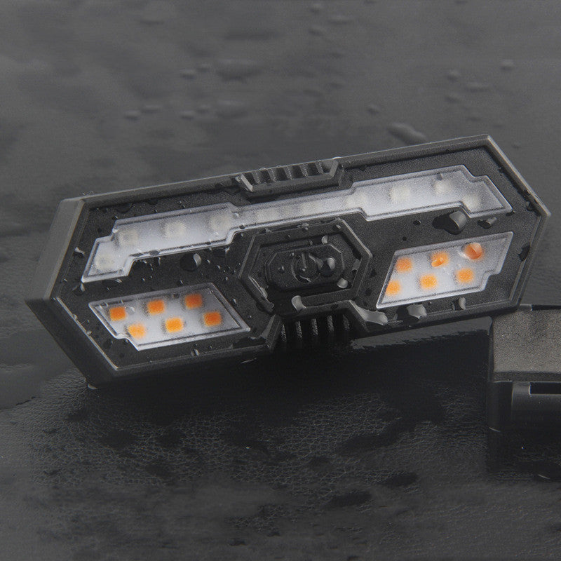 Remote Control Steering Tail Light Charge USB Imperméable Highlight avec avertissement Horn