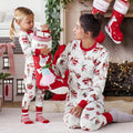 Ensembles de famille de loungewear de Noël européen et américain