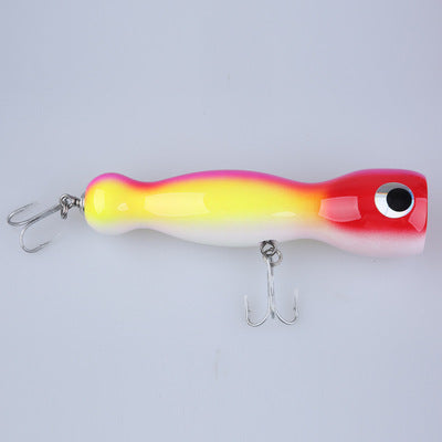 Bâton en bois à vagues en bois fabriqué à la main GT Trolling Niugang Tuna Sea Bait