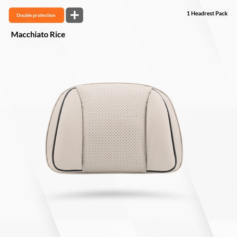 Tête de voiture Cou Oreiller Silk Coton