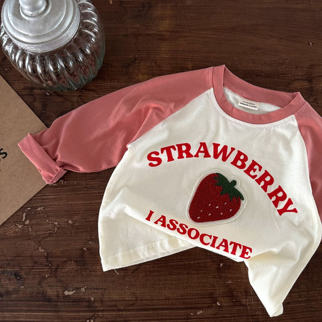T-shirt en coton printemps et automne pour enfants Manche longue garçon