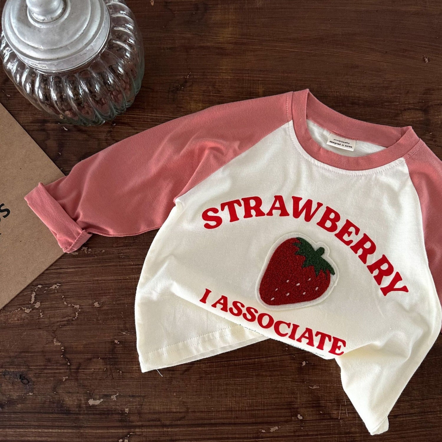 T-shirt en coton printemps et automne pour enfants Manche longue garçon