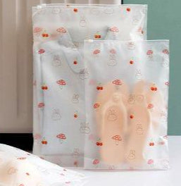 Vêtements auto-scellant sac d'emballage de lapin de champignons modèle-PE-40*48+3cm-18 soie-1 pièce