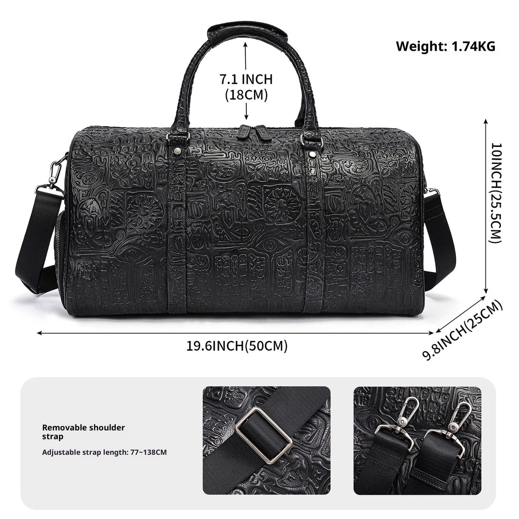 Sac à main Retro Embossing Design pour hommes