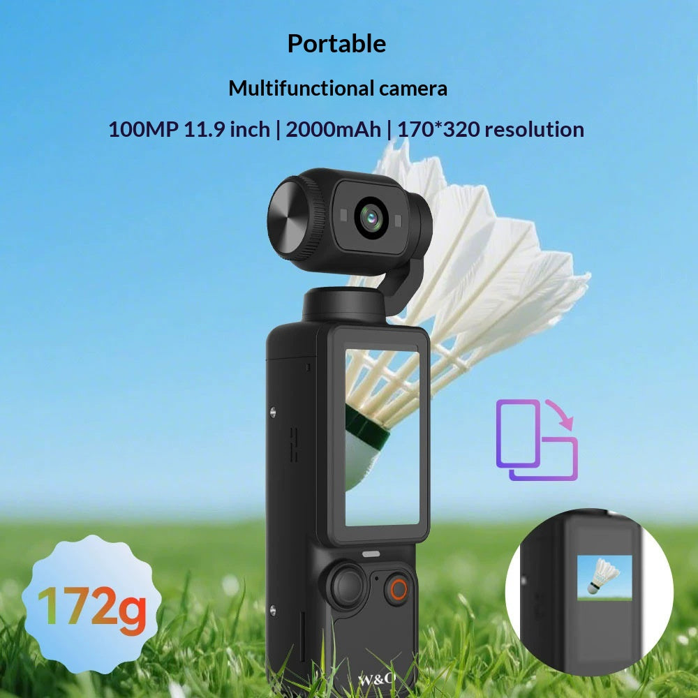 Pocket-size HD Gimbal Ultra-Clear Anti-Shake Camera