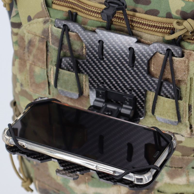 Foldable Carbon Fiber MOLLE Navigation Board System Mounted Tactical Vest Chest Hanger