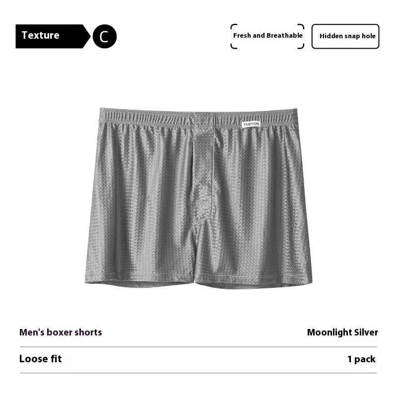 Pantalon en soie glacée Pantalon en nylon Boxers en soie glacée pour hommes