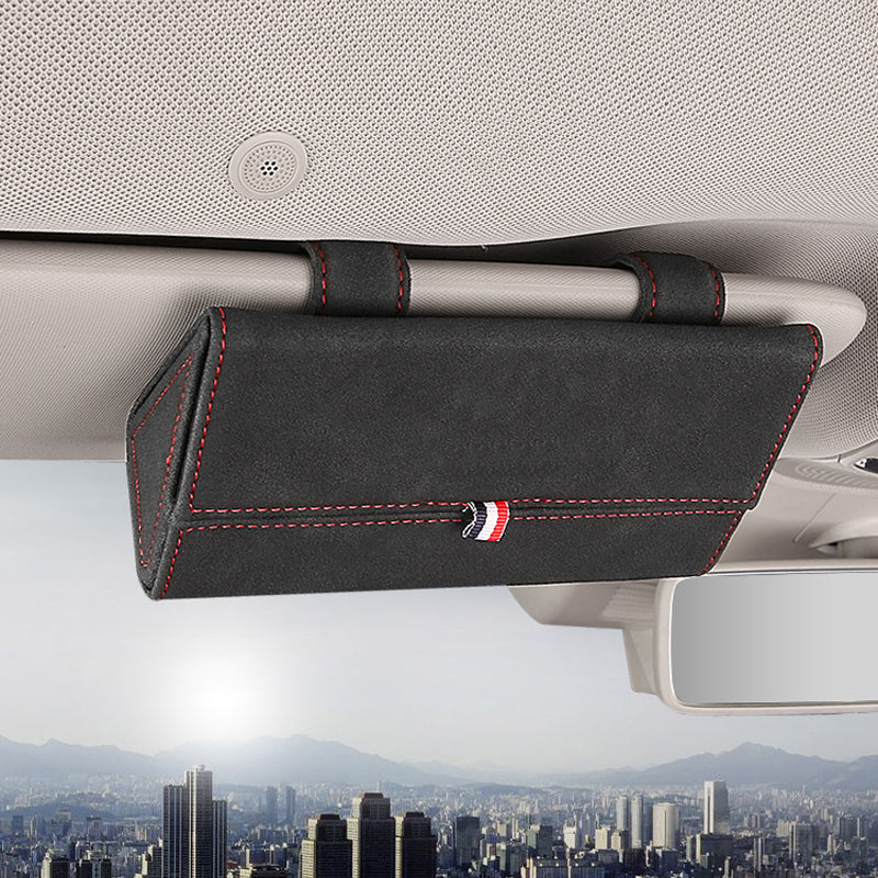 Boîte de rangement pour lunettes de voiture