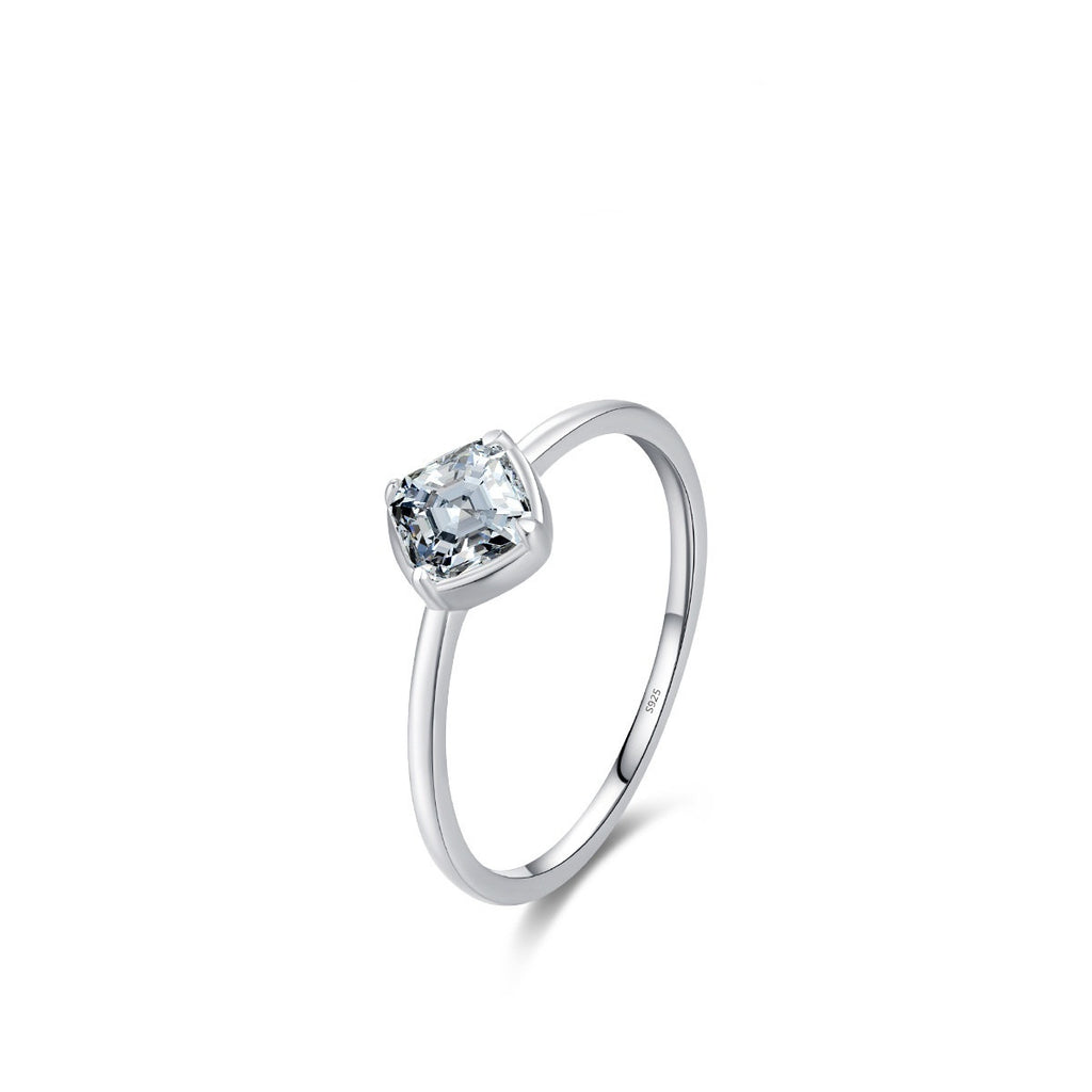S925 Sterling Silver Wedding Engagement Ring