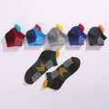 Chaussettes de course en coton peigné non glissantes qui emportent la sueur et gardent les pieds respirables