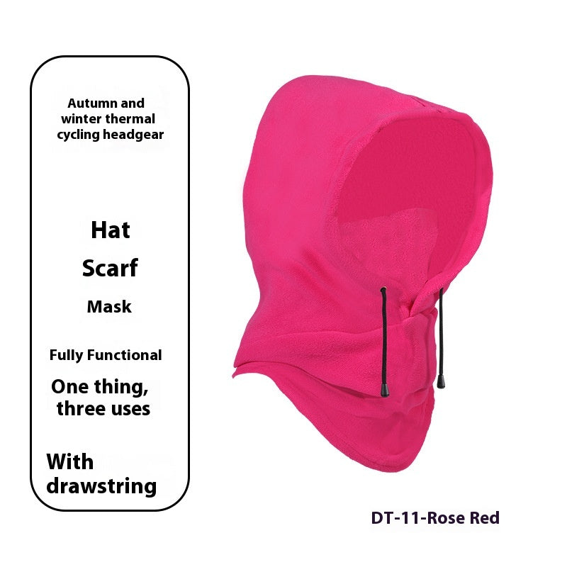 Masque de sport en automne et hiver thermique et coupe-vent