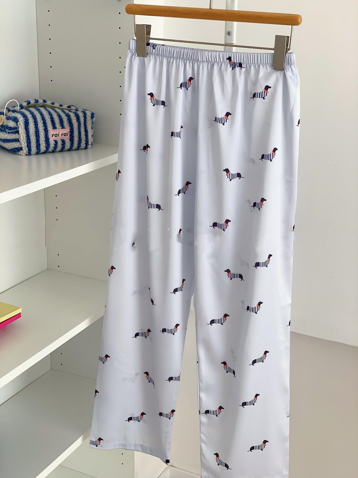 Ice and Snow Silk Pantalons à manches longues Pajama Suit
