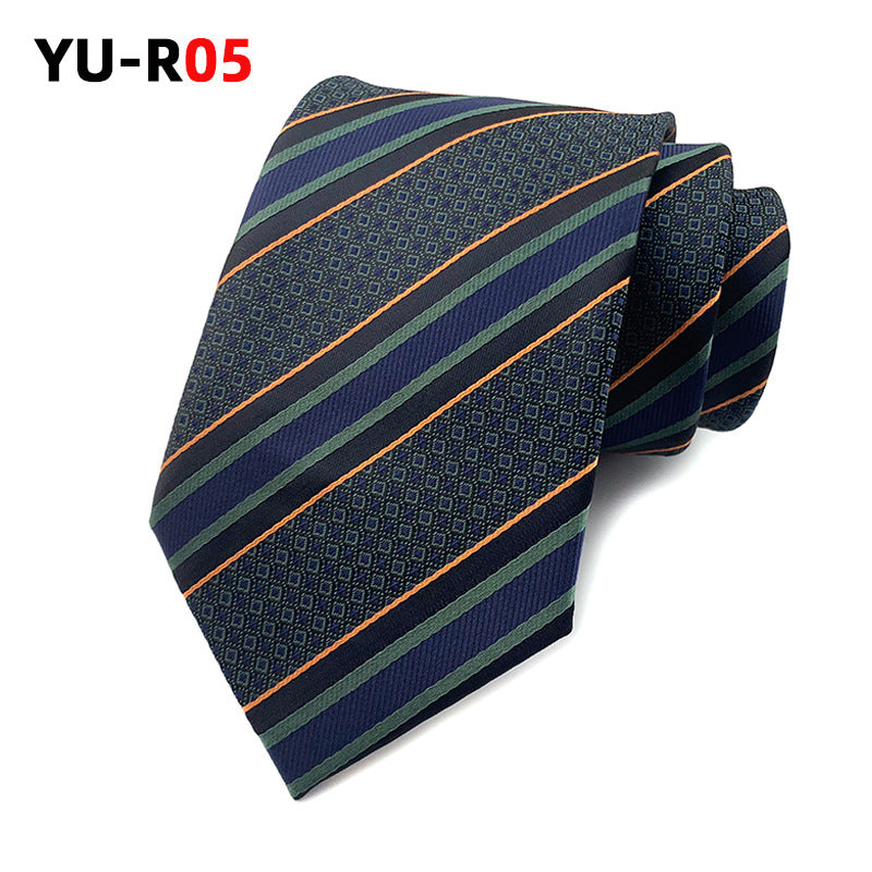 British Gentleman style rayé Mens Tie pour les costumes et Streetwear Coordination