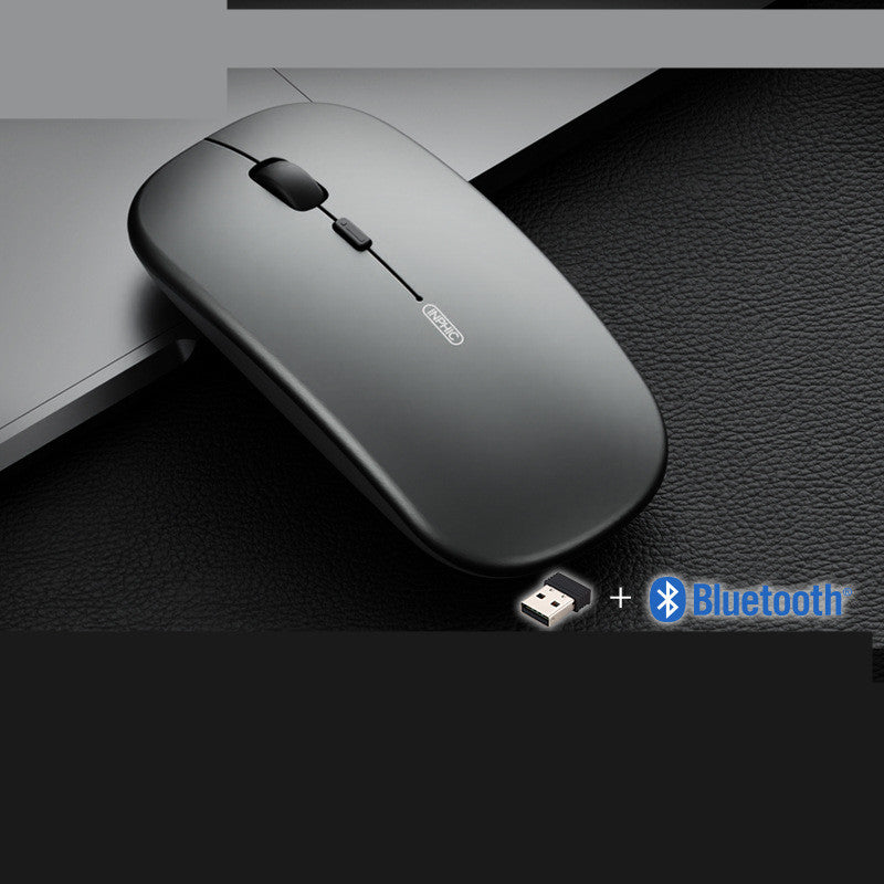 Mouse sans fil de charge de bureau silencieux