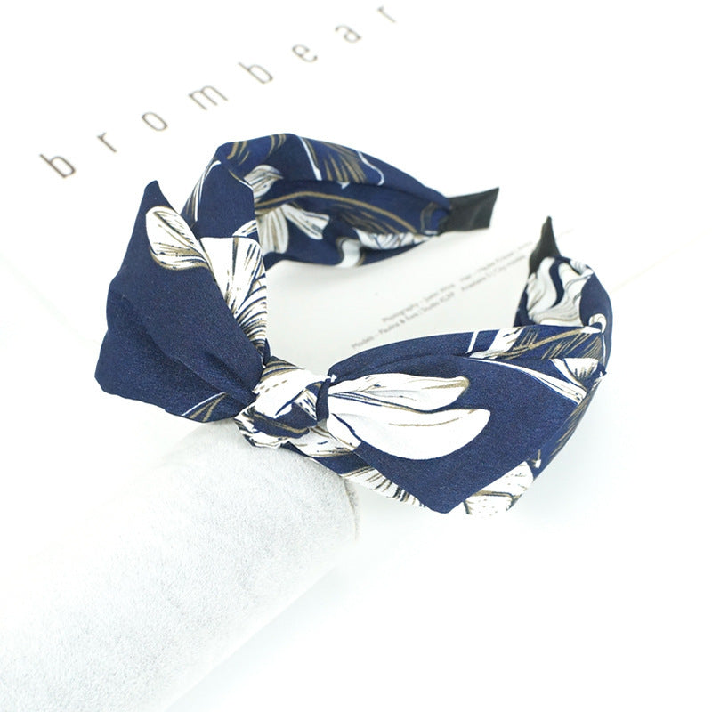 Creative Temperament Print Bandeau noir correspondant à chaque couleur